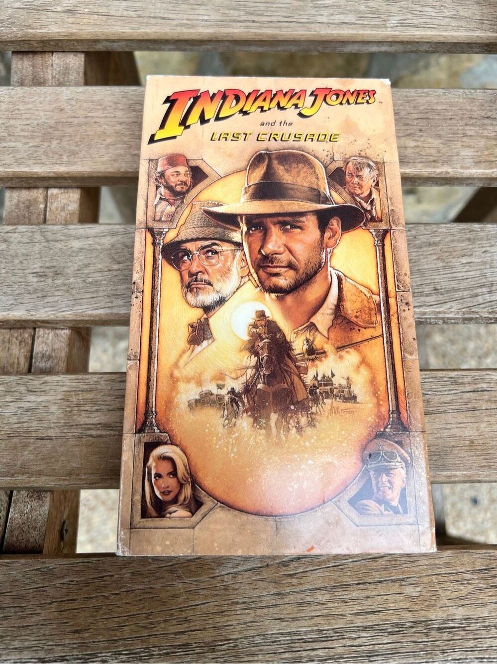 Indiana Jones and the Last Crusade VHS, 1989 Harrison Ford video tape